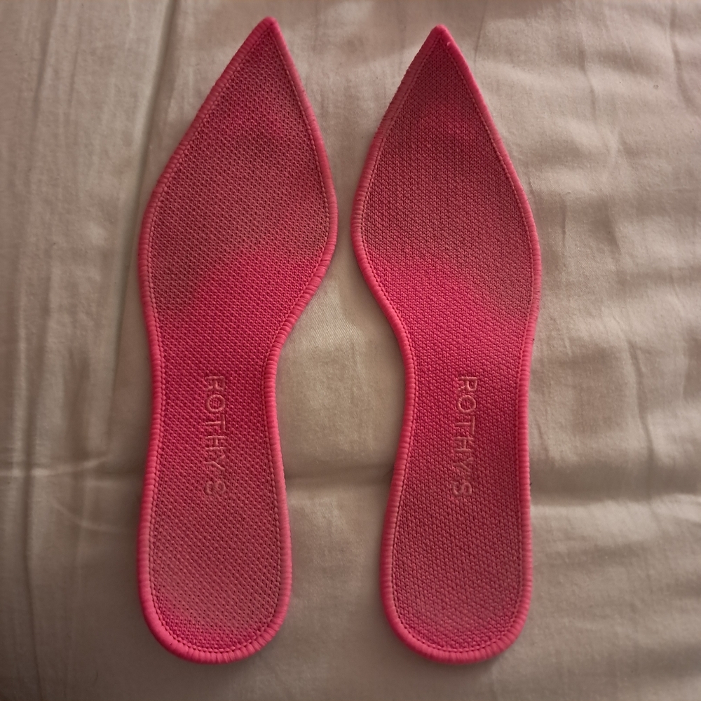 Rothy's Pink Pointed Toe Flats - Picture 10 of 10